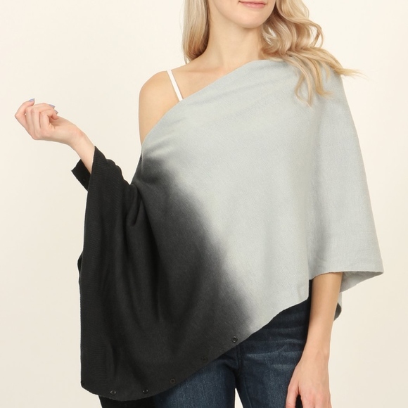 Versatile 4-IN-1 SOFT OMBRÉ BUTTON CARDIGAN - Picture 7 of 8